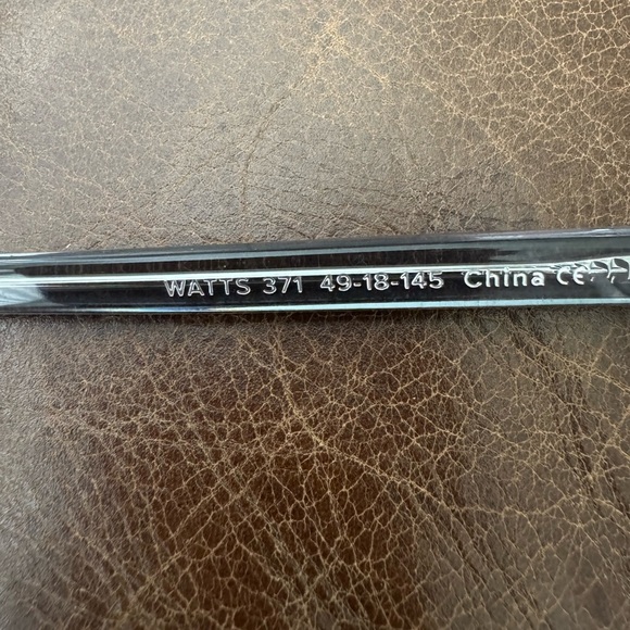 Warby Parker Watts 371 Pacific Crystal Eyeglasses Frames 49-18-145 With Case - Picture 7 of 11